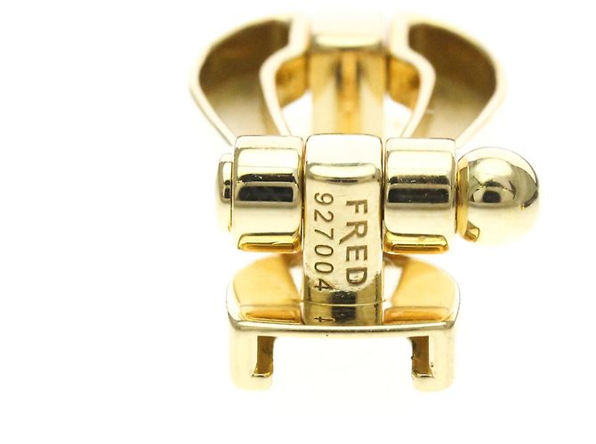 Pulsera FRED Force 10 Large en oro amarillo 18K Dorado - vista 11