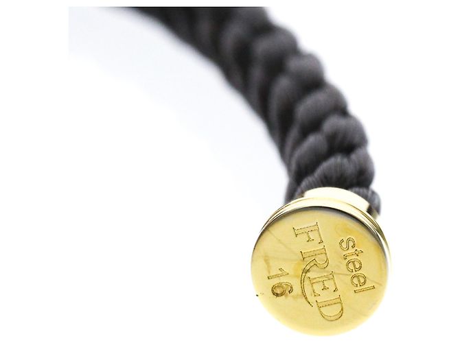 Pulsera FRED Force 10 Large en oro amarillo 18K Dorado - vista 8