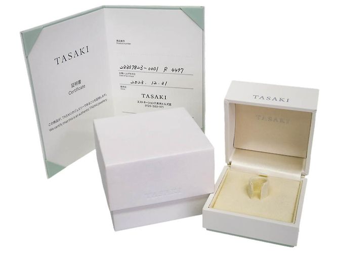 Anello TASAKI Danger Signature Pearl R4497 in oro rosa 18K - vista 10