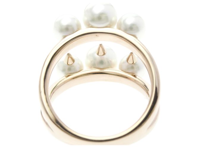 Anello TASAKI Danger Signature Pearl R4497 in oro rosa 18K - vista 9
