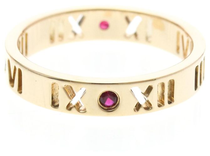 Autre Marque Tiffany Atlas Ring mit Diamanten aus 18K Roségold Golden - Ansicht 2