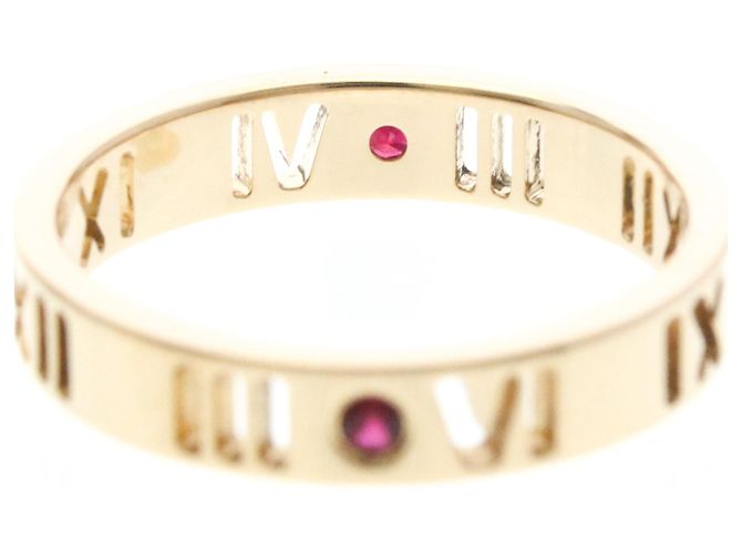Autre Marque Tiffany Atlas Ring mit Diamanten aus 18K Roségold Golden - Ansicht 5