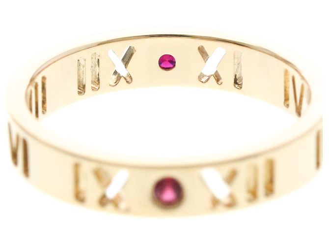 Autre Marque Tiffany Atlas Ring mit Diamanten aus 18K Roségold Golden - Ansicht 8