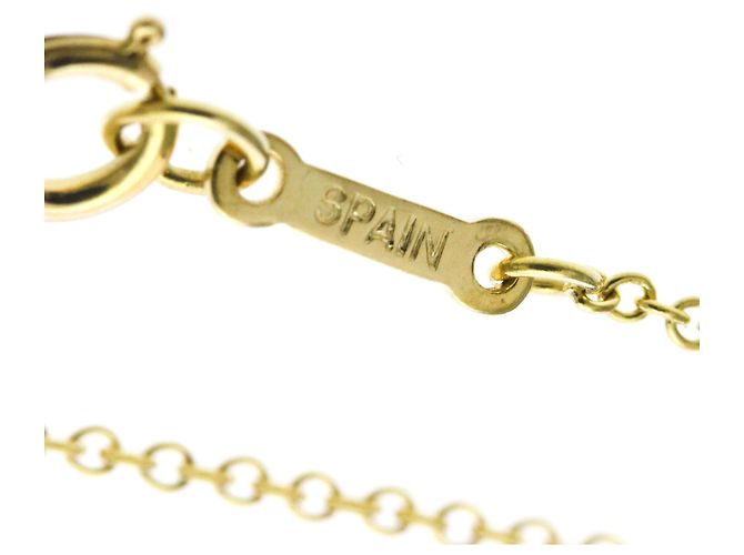 Autre Marque Collana Tiffany Open Heart in oro giallo 18K D'oro - vista 12