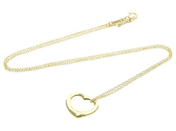 Autre Marque Collana Tiffany Open Heart in oro giallo 18K D'oro - vista 14