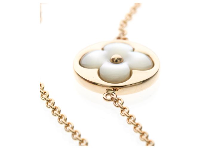Bracelete Louis Vuitton Monogram MOP Dourado - vista 6