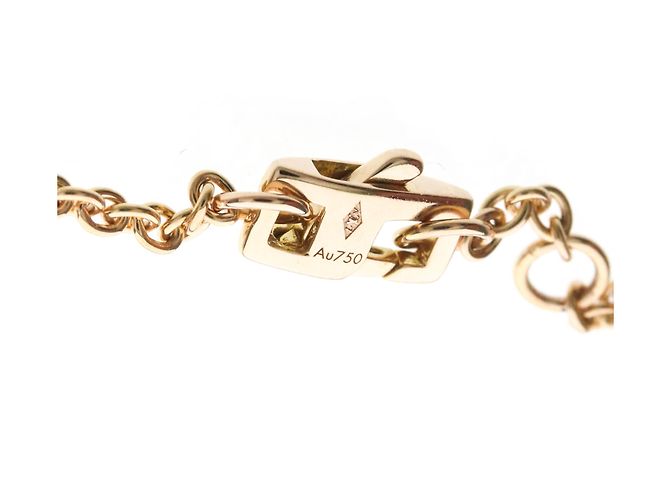 Bracelete Louis Vuitton Monogram MOP Dourado - vista 7