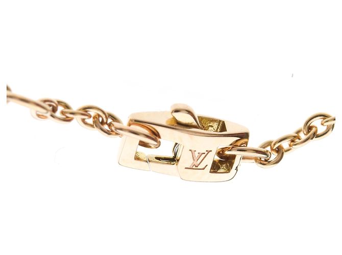 Bracelete Louis Vuitton Monogram MOP Dourado - vista 9
