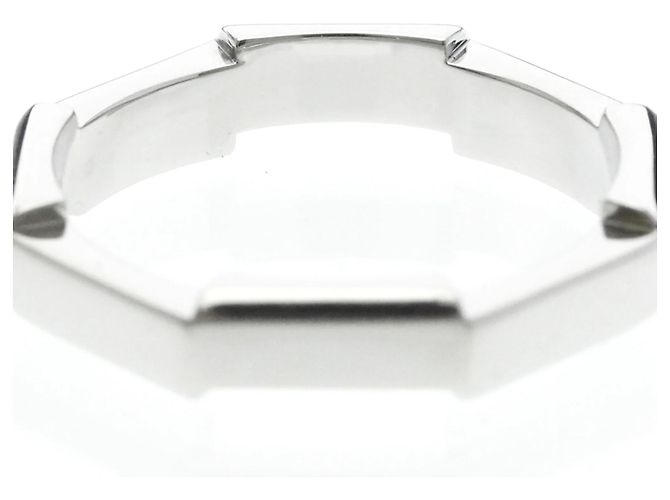Anello Gucci Link to Love in Platino Argento - vista 8