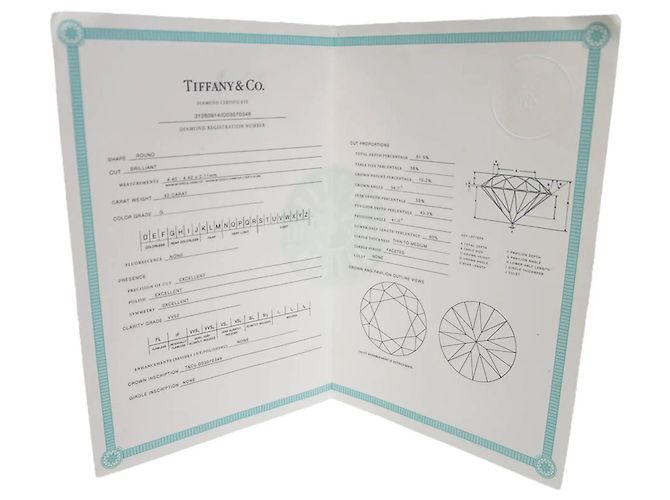 Autre Marque Anello Tiffany Harmony Diamante Argento - vista 10
