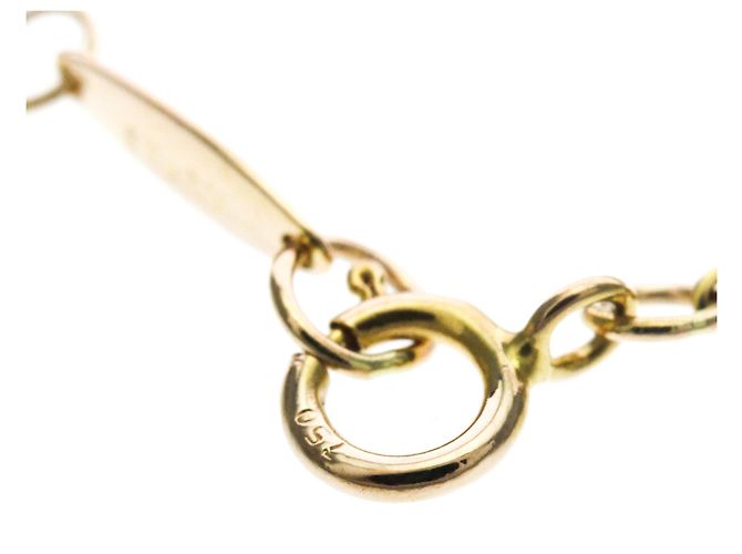 Autre Marque Colar com pingente Tiffany Open Heart em ouro rosa 18K Dourado - vista 10