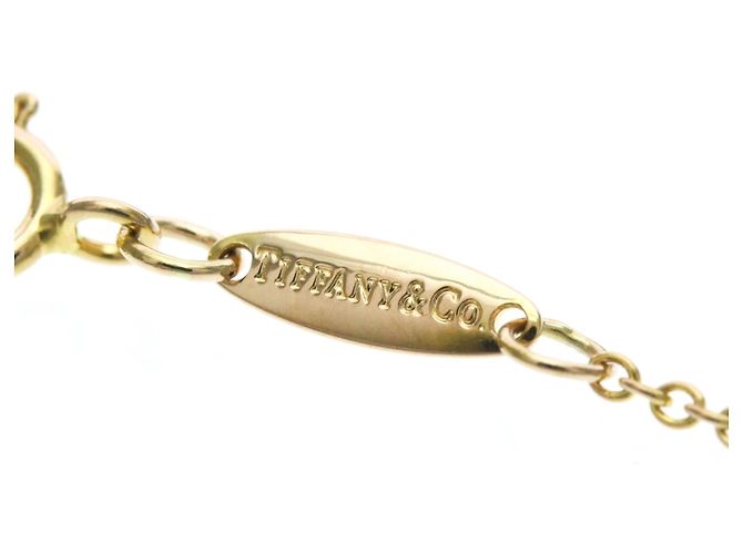 Autre Marque Colar com pingente Tiffany Open Heart em ouro rosa 18K Dourado - vista 8