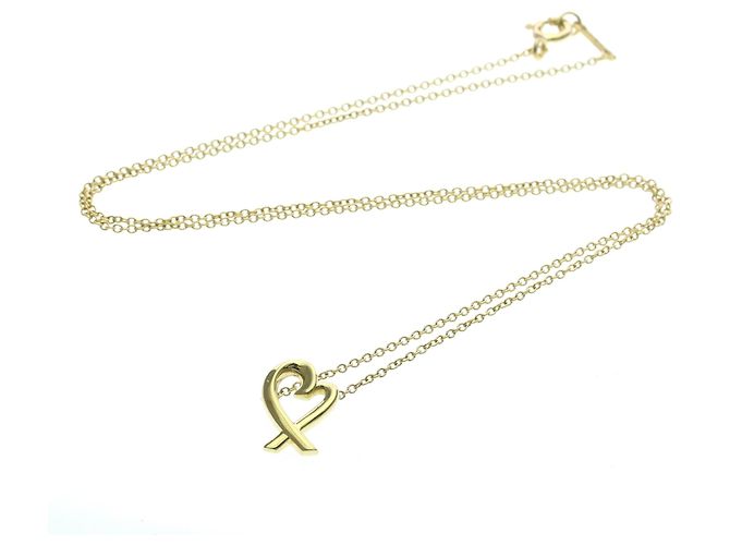 Autre Marque Collar Tiffany Loving Heart en oro amarillo de 18K Dorado - vista 12