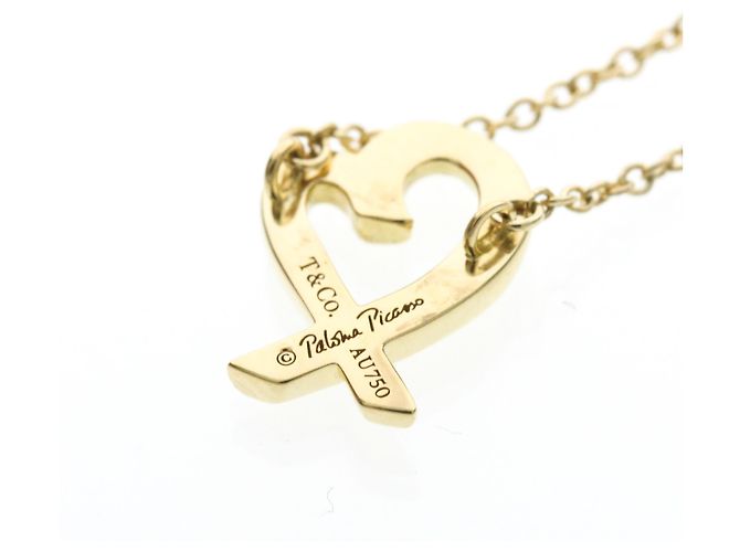 Autre Marque Collar Tiffany Loving Heart en oro amarillo de 18K Dorado - vista 7