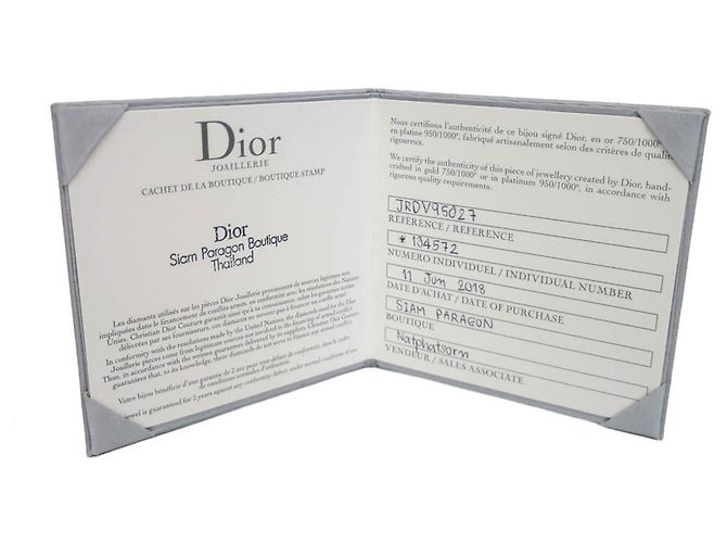 Collana Christian Dior Rose des Vents Rubino D'oro - vista 10