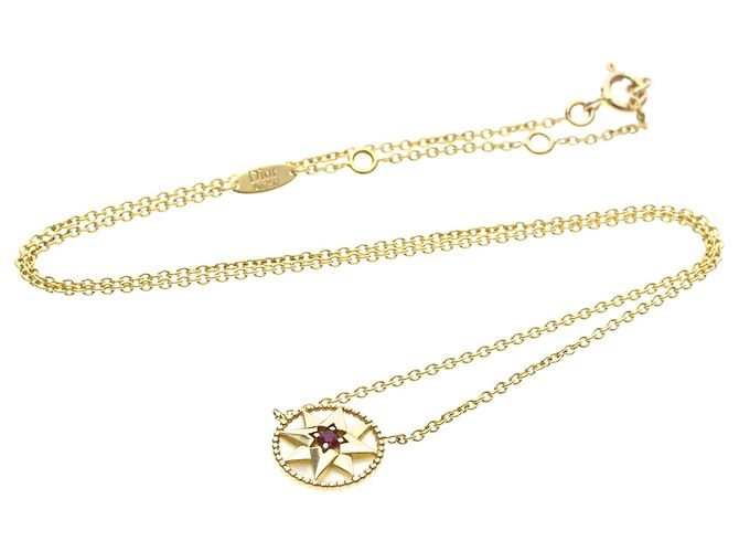 Collana Christian Dior Rose des Vents Rubino D'oro - vista 13