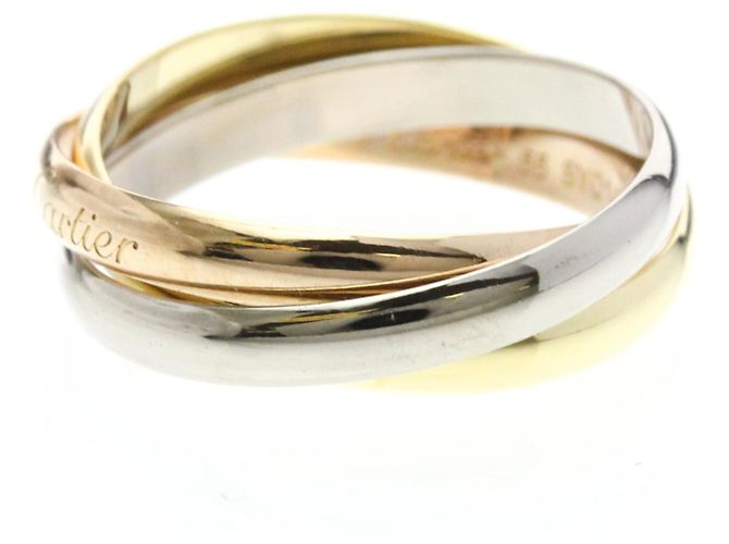 Cartier Trinity Ring in 18K Gelb-, Rosé- und Weißgold Golden - Ansicht 2