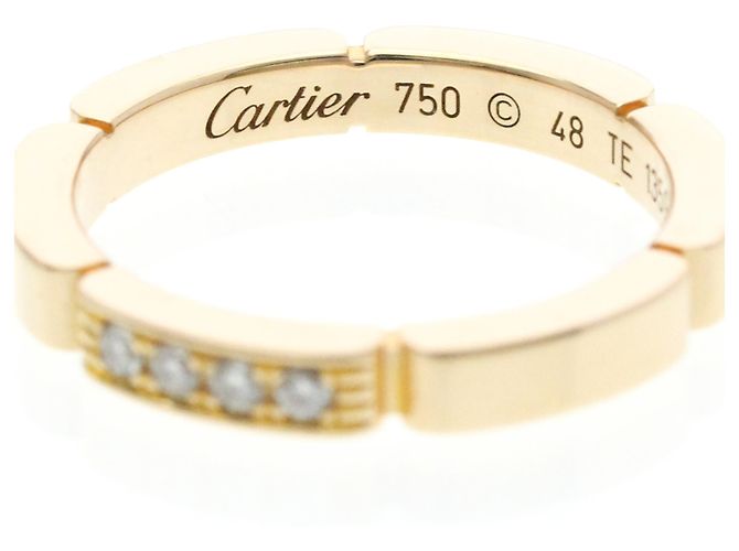 Cartier Maillon Panthère Diamantring in 18K Roségold Golden - Ansicht 5