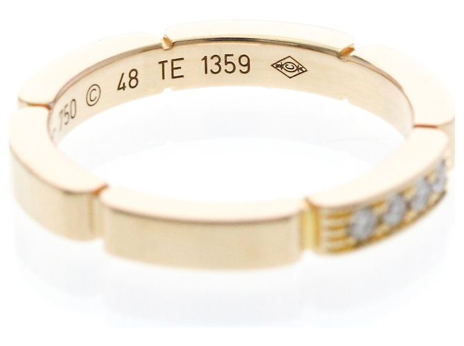 Cartier Maillon Panthère Diamantring in 18K Roségold Golden - Ansicht 6