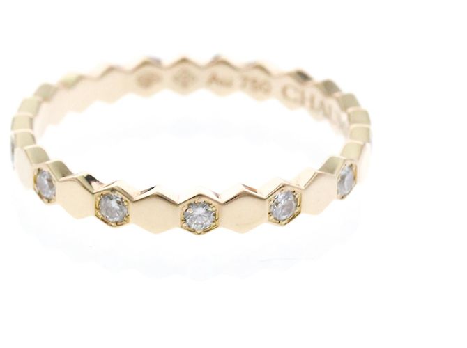 Anello Bee de Chaumet mezzo giro diamanti in oro rosa 18K D'oro - vista 2