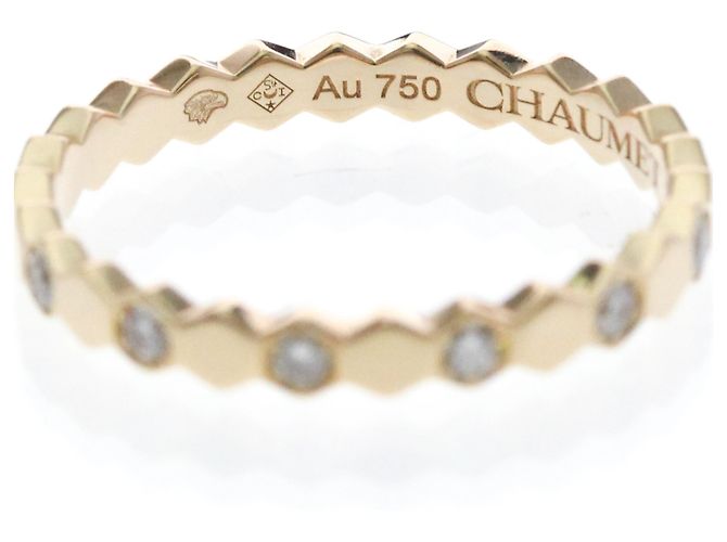 Anello Bee de Chaumet mezzo giro diamanti in oro rosa 18K D'oro - vista 5