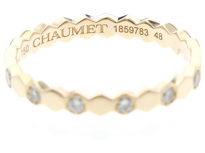 Anello Bee de Chaumet mezzo giro diamanti in oro rosa 18K D'oro - vista 6