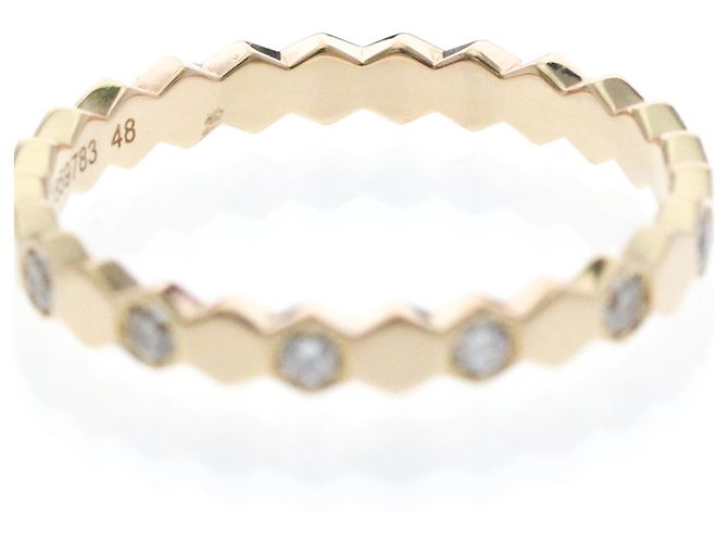 Anello Bee de Chaumet mezzo giro diamanti in oro rosa 18K D'oro - vista 7