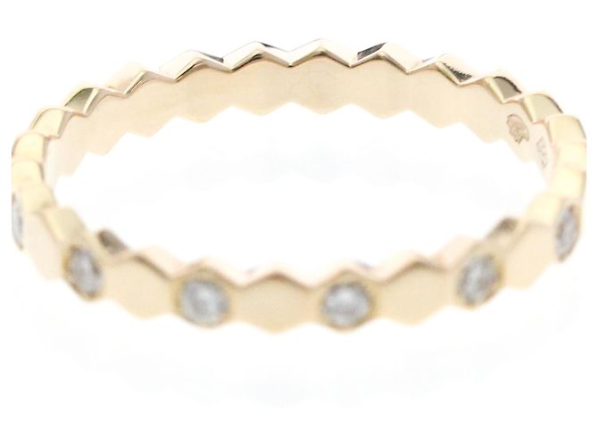 Anello Bee de Chaumet mezzo giro diamanti in oro rosa 18K D'oro - vista 8