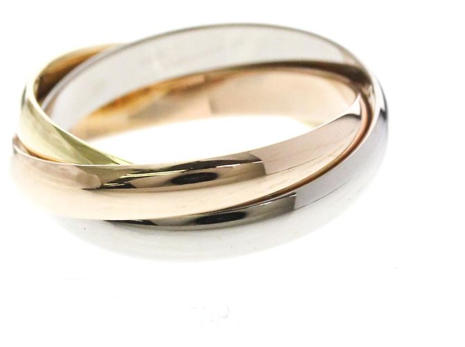 Anel Cartier Trinity em Ouro 18K Dourado - vista 4