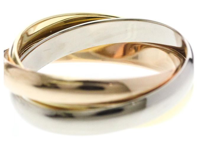 Anel Cartier Trinity em Ouro 18K Dourado - vista 5