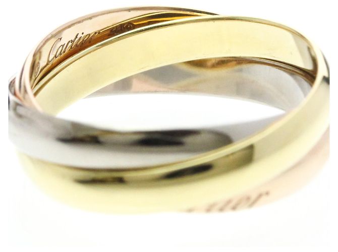Anel Cartier Trinity em Ouro 18K Dourado - vista 6