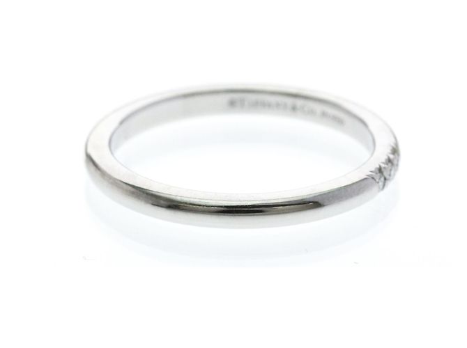 Autre Marque Tiffany Forever Ring 3 Diamanten in Platin Silber - Ansicht 4