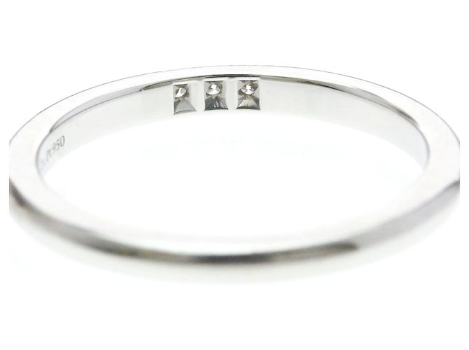 Autre Marque Tiffany Forever Ring 3 Diamanten in Platin Silber - Ansicht 7