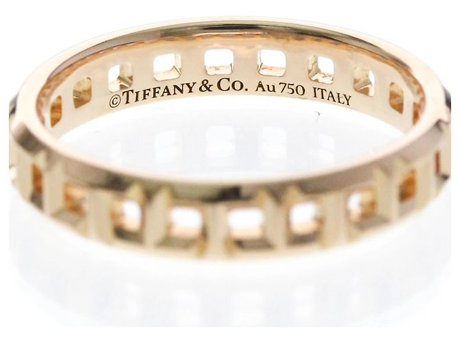 Autre Marque Anello Tiffany T True Narrow in oro rosa 18K D'oro - vista 5