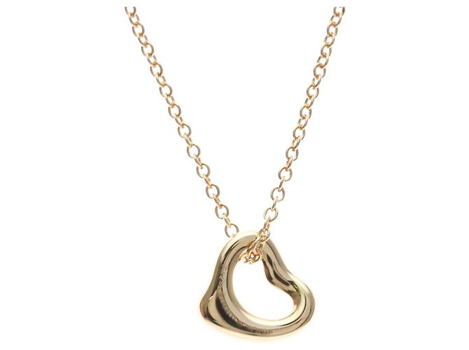 Autre Marque Collana Tiffany Open Heart in oro rosa 18K D'oro - vista 2