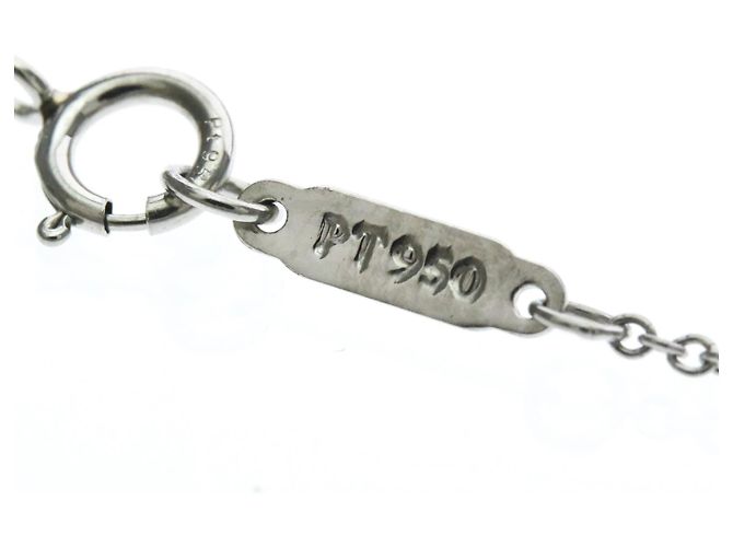 Autre Marque Tiffany Key Diamantenhalskette Silber Golden - Ansicht 13