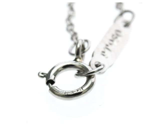Autre Marque Tiffany Key Diamantenhalskette Silber Golden - Ansicht 14