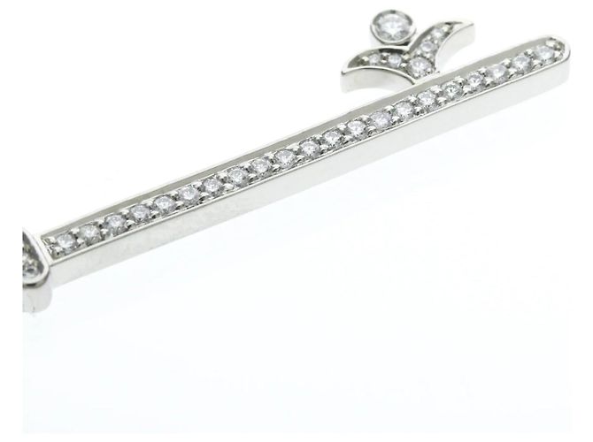 Autre Marque Tiffany Key Diamantenhalskette Silber Golden - Ansicht 8
