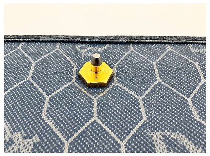 Christian Dior Pochette Logo in pelle nera Nero - vista 12