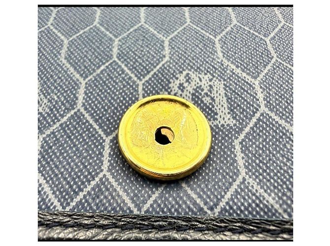 Christian Dior Pochette Logo in pelle nera Nero - vista 13