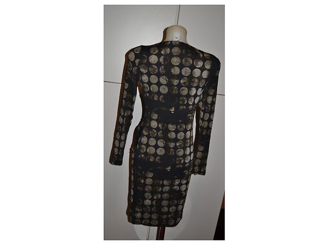 Abito a pois Max Mara Grigio Grigio antracite - vista 4