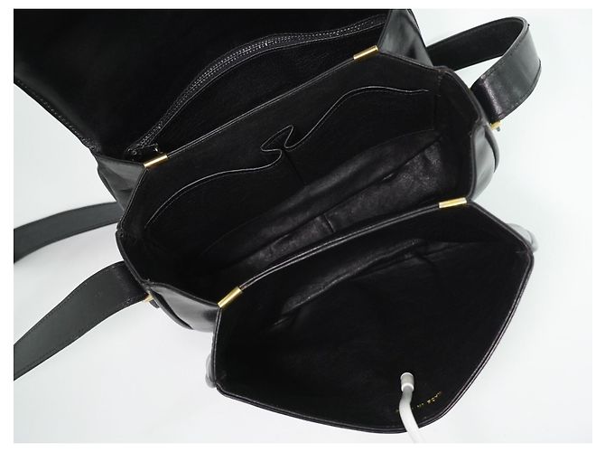 Edge Céline Celine Shoulder Leather Black - view 3