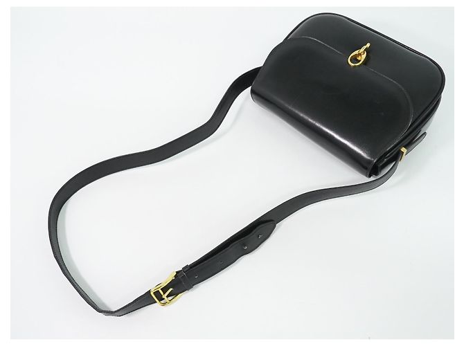Edge Céline Celine Shoulder Leather Black - view 6