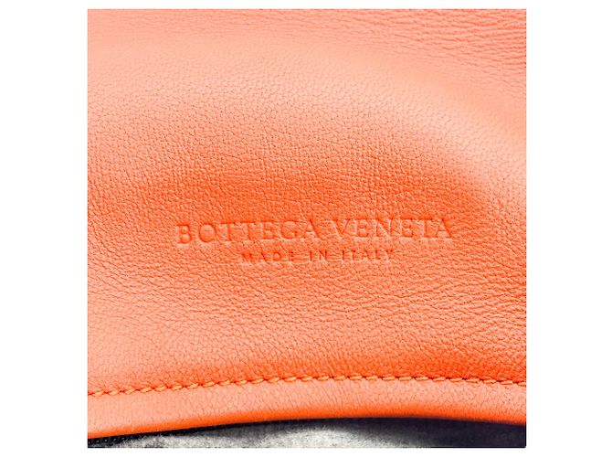 Bottega Veneta Convertible Flap Intrecciato Nappa Small Arancione - vista 6