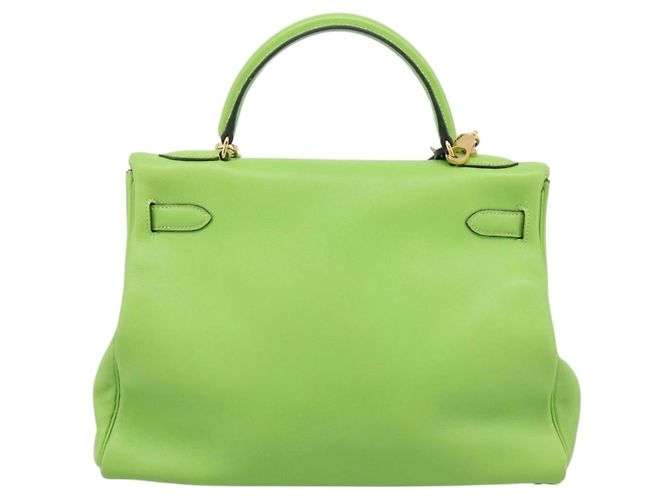 Hermès Hermes Kelly Green Gulliver con Gold Hardware 32 Verde - vista 2
