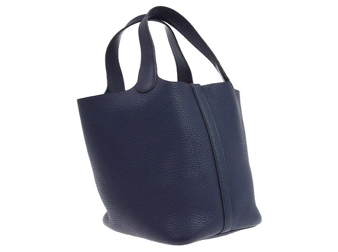 Hermès Hermes Picotin Lock Clemence PM Blue - view 2