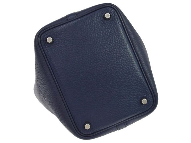 Hermès Hermes Picotin Lock Clemence PM Blue - view 7