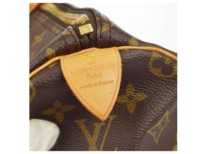Louis Vuitton Keepall Monogram Canvas 50 Castaño - vista 4