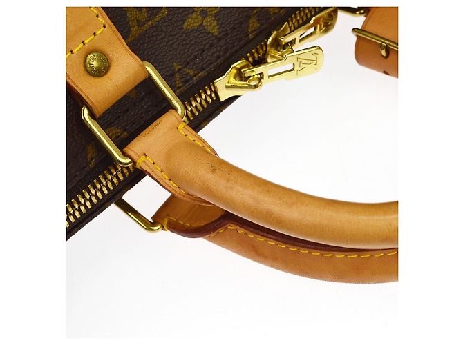 Louis Vuitton Keepall Monogram Canvas 50 Castaño - vista 6