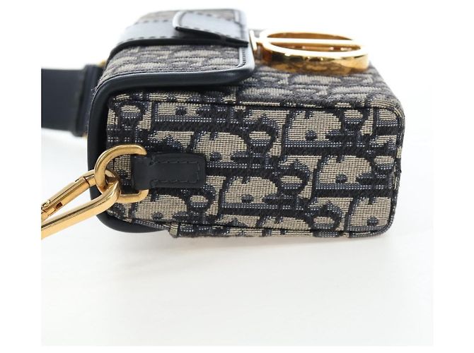 Christian Dior 30 Montaigne Box Oblique Canvas Azul marino - vista 3